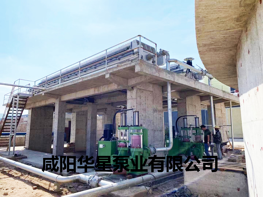 YB250柱塞泥漿泵可以使用到多大的壓濾機(jī)