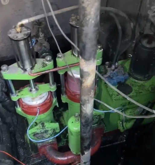 120立方流量節(jié)能型柱塞泥漿泵在洗煤廠使用現(xiàn)場(chǎng)